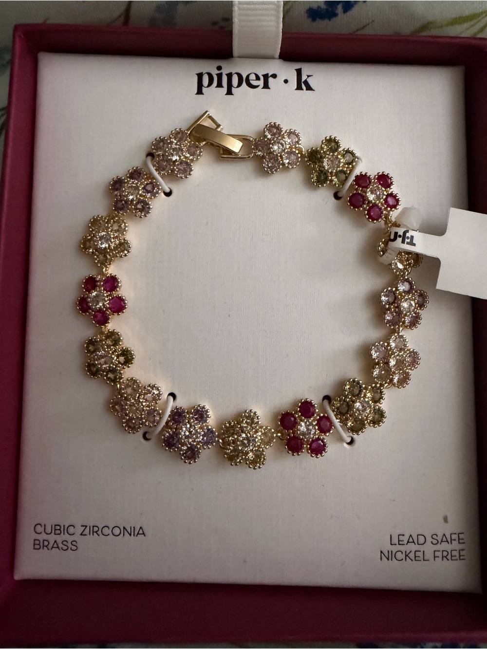 Piper K Flower Bracelet